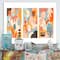 Designart - Minimalistic Compostion of Organic Shapes VII - Modern Canvas Wall Art Print